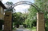 Photo of entry to Congressional Cemetery.