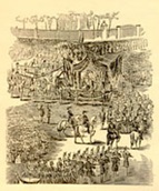 Image of the funeral cortege of Henry Clay.